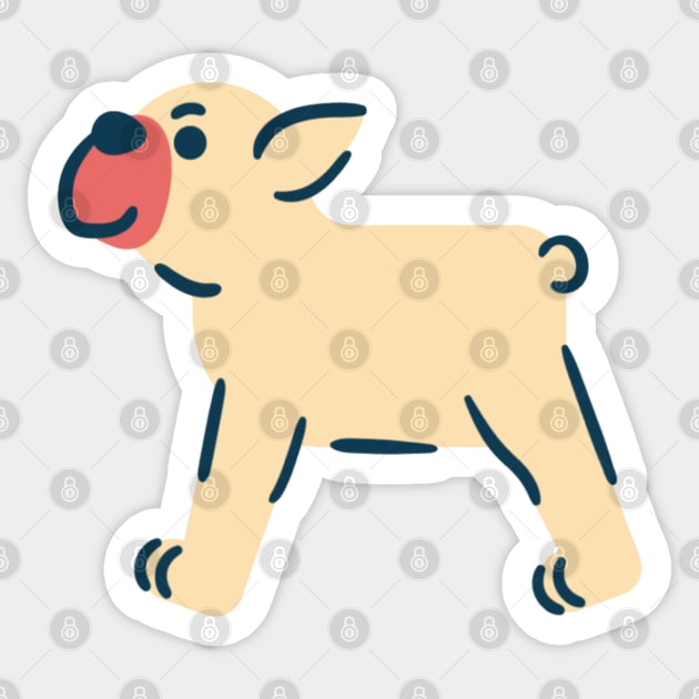 JUMPY Sticker by THE HAPPIEST OF PUPPIES